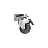 STIER Rollen Set für Aluboxen, 4 Rollen, davon 2 Rollen mit Feststeller, ideal für STIER...