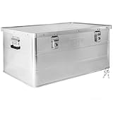 Trucky Aluminium Box mit Deckel Silber Alu Kiste Alukiste Auswahl Transportbox Metallbox...