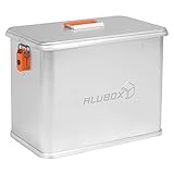 Alubox Motorrad Seitenkoffer ABX-M41-41 Liter, Aluminium