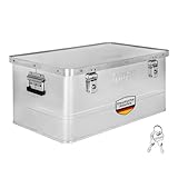 Trucky Aluminium Box mit Deckel Silber Alu Kiste Alukiste Auswahl Transportbox Metallbox...