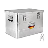 Trucky Aluminium Box mit Deckel Silber Alu Kiste Alukiste Auswahl Transportbox Metallbox...