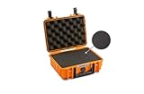 B&W Outdoor Case Hartschalenkoffer Typ 1000 mit Schaumstoff (Hardcase Koffer IP67, SI Würfelschaum,...