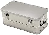 MFH wasserdichte Transportkiste Aluminiumkiste Werkzeugkuste Box Alubox Kiste (34 Liter)