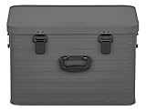 Enders® Alubox Toronto L Grey, 63 Liter, Aluminium Box 1 mm Wandstärke, spritzwasserdicht,...
