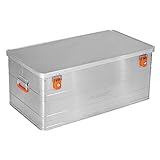 ALUBOX B140 - Aluminium Transportbox 140 Liter Alukiste Campingkiste - wasserabweisend - Staubschutz...