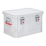 STIER Alubox, Aluminiumbox 30L, Staub- und spritzwasserresistent mit Gummidichtung und 2...