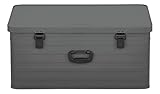 Enders® Alubox Toronto XXL Grey, 130 Liter, Aluminium Box 1 mm Wandstärke, spritzwasserdicht,...