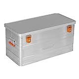Alubox B90 - Aluminium Transportbox 90 Liter Alukiste mit Gummidichtung - Inhalt vor Staub und...