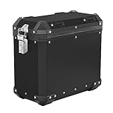 Motorrad Alukoffer / Aluminium Seitenkoffer 38 Liter Bagtecs GX38 schwarz
