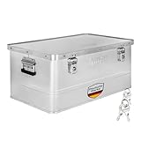 Trucky Aluminium Box mit Deckel Silber Alu Kiste Alukiste Auswahl Transportbox Metallbox...