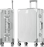 yuweijie Handgepäck Koffer&Trolleys Alurahmen Hartschalen in Polycarbonat,Reisekoffer mit 4...