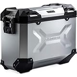 SW-MOTECH TRAX ADV L Aluminium Seitenkoffer 45L, Links, Silbern