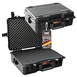 YPC Xplorer Case XL – 53cm x 40cm x 18cm Outdoor Case, Fotokoffer Schaumstoff wasserdicht, Kamera...