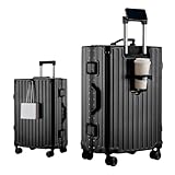 yuweijie Multifunktions Koffer groß Alu-Rahmen Hartschale Trolley Reisekoffer Handgepäck...
