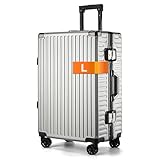 It'Go Aluminium Rahmen Koffer L Groß Hartschalenkoffer Gepäck mit 4 Rollen Handgepäck Reisekoffer...