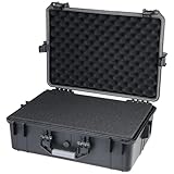 HMF ODK100 Outdoor-Fotokoffer, Transportkoffer mit Rasterschaumstoff | 57 x 41,5 x 21,5 cm
