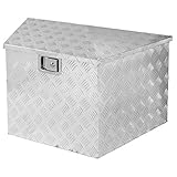 Trucky Truckbox, Deichselbox Aluminium, Anhängerbox 15 Größen, Werkzeugkiste mit Schloss und...