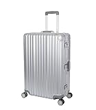 Travelhouse London Koffer Silber L-75cm · Alu-Rahmen · Polykarbonat Hartschale · Trolley...