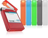 ICY BOX 6er Set Festplatten Box für 3,5 Zoll HDD zum Schutz oder Aufbewahrung, stapelbar,...