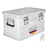 Trucky Aluminium Box mit Deckel Silber Alu Kiste Alukiste Auswahl Transportbox Metallbox...