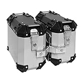 MOLVUS Graphic Aluminium-Seitenkoffer für Motorrad 16L/25L Tour Trunk...
