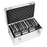 GLOTRENDS B86 14-Slot Aufbewahrungsbox für 2,5/3,5 Zoll interne Festplatten, tragbares Design zum...