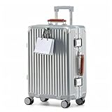 yuweijie Koffer Handgepäck, Koffer & Trolleys - Robuster Alu-Rahmen Suitcase für Reisen, 4 Rollen,...