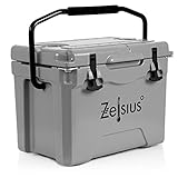 Zelsius Kühlbox 25 Liter | Coolbox | Tragbare Cooling Box ideal für Auto Camping Urlaub Angeln...