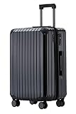 Münicase M816 TSA-Schloss Koffer Reisekoffer Trolley Kofferset Hardschale Boardcase (Schwarz,...