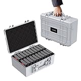 ORICO Festplattenkoffer 20 * 3.5 Zoll Hand-gehalten Festplattenlaufwerke,Schutzkoffer für...