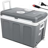 KESSER® 40L Kühlbox mit Rollen | zum Warmhalten und Kühlen | Thermo-Elektrische Kühlbox | 12...