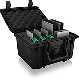ICY BOX Festplatten Koffer für 19 Datenträger wie 3,5 Zoll Festplatten, 2,5 Zoll SSD/HDD und M.2...