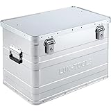LUX Transportbox Aluminium 70 l | Alubox als Aufbewahrungsbox, Lagerbox & Transportkiste