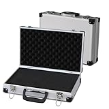 PeakTech Alukoffer P 7260 – abschließbarer Universal-Transportkoffer mit Würfelschaumstoff –...