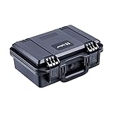 Lykus HC-3010 Wasserdicht Pistolenkoffer/Waffenkoffer mit anpassbar Rasterschaumstoff, Innengröße...