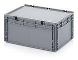 3in1 Hocker Beistelltisch Kühlbox 42cm Rattanoptik Garten Tisch Blumenkübel grau