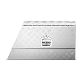 MSW MSW-ATB-750L Alubox Riffelblech Alukiste Truckbox Werkzeugbox Transportkiste 75x25x40 cm 75 L