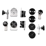 Anbausatz für Motorrad Alukoffer für 16-18mm Rohrdurchmesser Paar