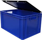 3 Stk. Ordner-Archivbox mit Deckel für 7 Aktenordner, blau