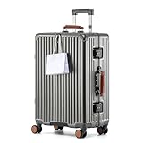 Aoliwei Aluminium-Rahmen Koffer groß XL (75cm) – Premium Hartschalen-Trolley für 11-14 Tage...