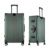Aoliwei 100% Aluminium Koffer (100L) - Großer L Vollaluminium Reisekoffer - Premium Check-in...