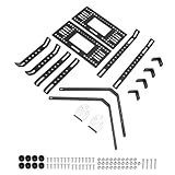 Jiawu Paar Universal Motorcycle -Gepäckrock, Aluminium -Legierungs -Stützleiste für Motorrad...