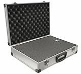 PeakTech 7265, Transportkoffer für Messinstrumente, widerstandsfähiger Aluminiumkoffer,...
