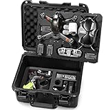 LEKUFEE Wasserdicht Koffer für DJI FPV Combo und DJI FPV Drohne Zubehör (NUR Tragetasche)(Nicht...
