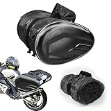 Abhpjuy Motorrad hecktasche Satteltasche Seitentasche zum Senden Wasserdicht Abdeckung kann Helm...