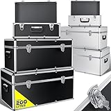 Masko® 3er SET Alu Boxen | Alubox | Alukiste | Werkzeugkoffer | Werkzeugkasten | Transportbox |...