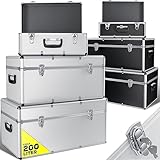 Masko® 3er SET Alu Boxen | Alubox | Alukiste | Werkzeugkoffer | Werkzeugkasten | Transportbox |...