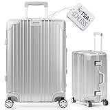 LETTOO Hartschalenkoffer groß | Reisekoffer mit Rollen - Extrem Stabiler Trolley Koffer mit...
