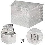 Trucky Truckbox, Deichselbox Aluminium, Anhängerbox 15 Größen, Werkzeugkiste mit Schloss und...