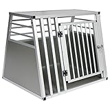 EUGAD Hundetransportbox Alu Hundebox Reisebox Autobox für große Hunde Husky Samojede Weimaraner...